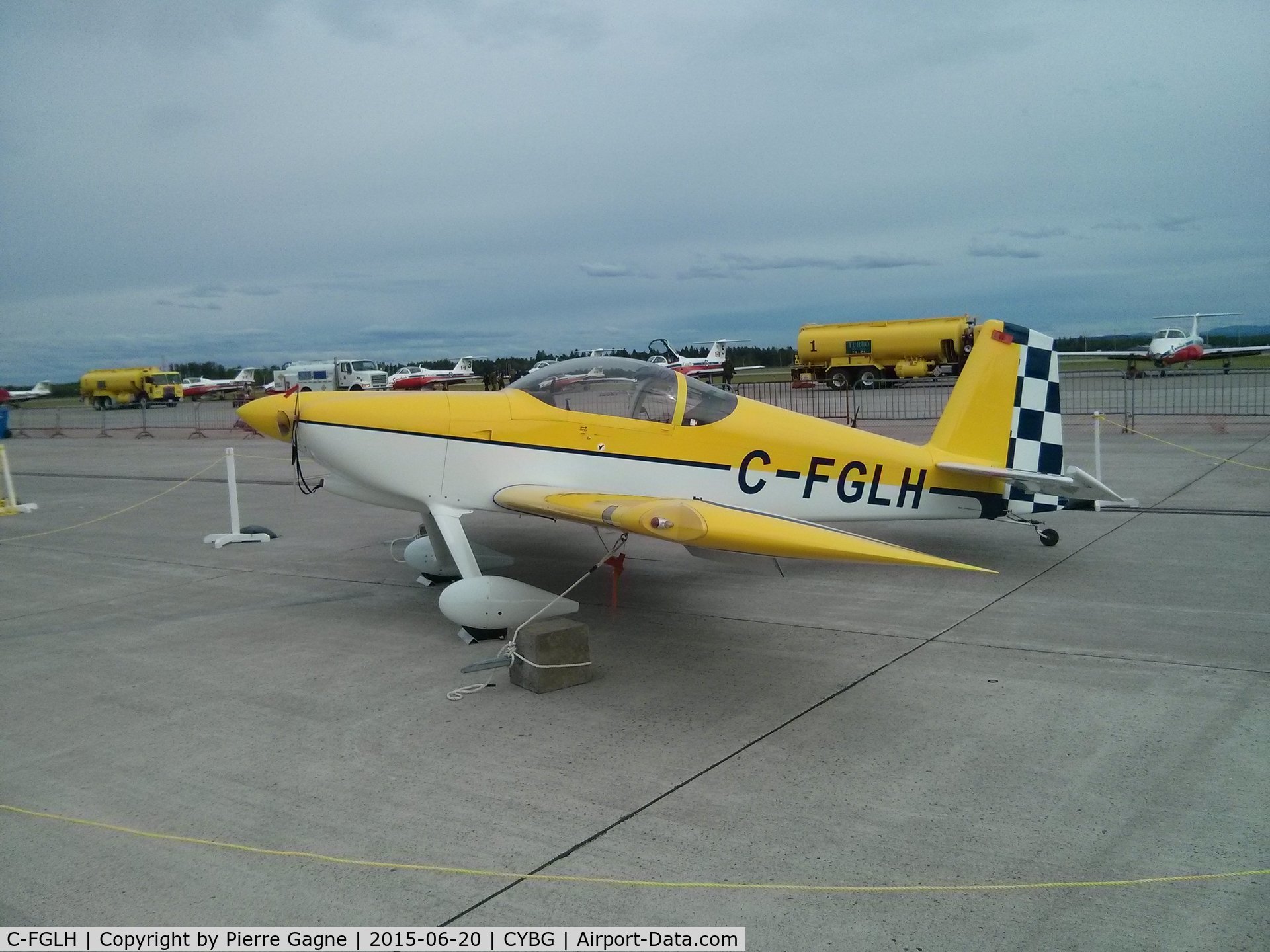 C-FGLH, 2006 Vans RV-7 C/N 72260, C-FGLH at 2015 Bagotville international Airshow
