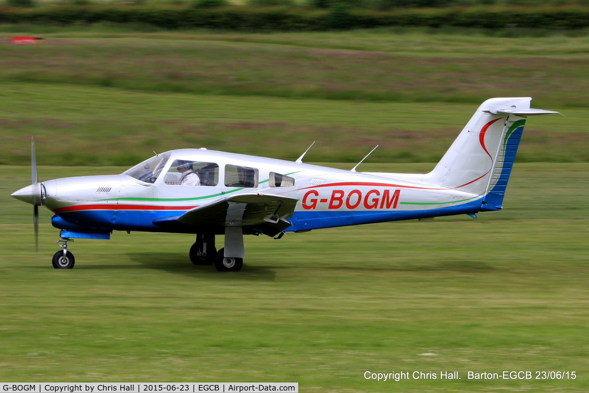 G-BOGM, 1980 Piper PA-28RT-201T Turbo Arrow IV C/N 28R-8031077, visitor at Barton