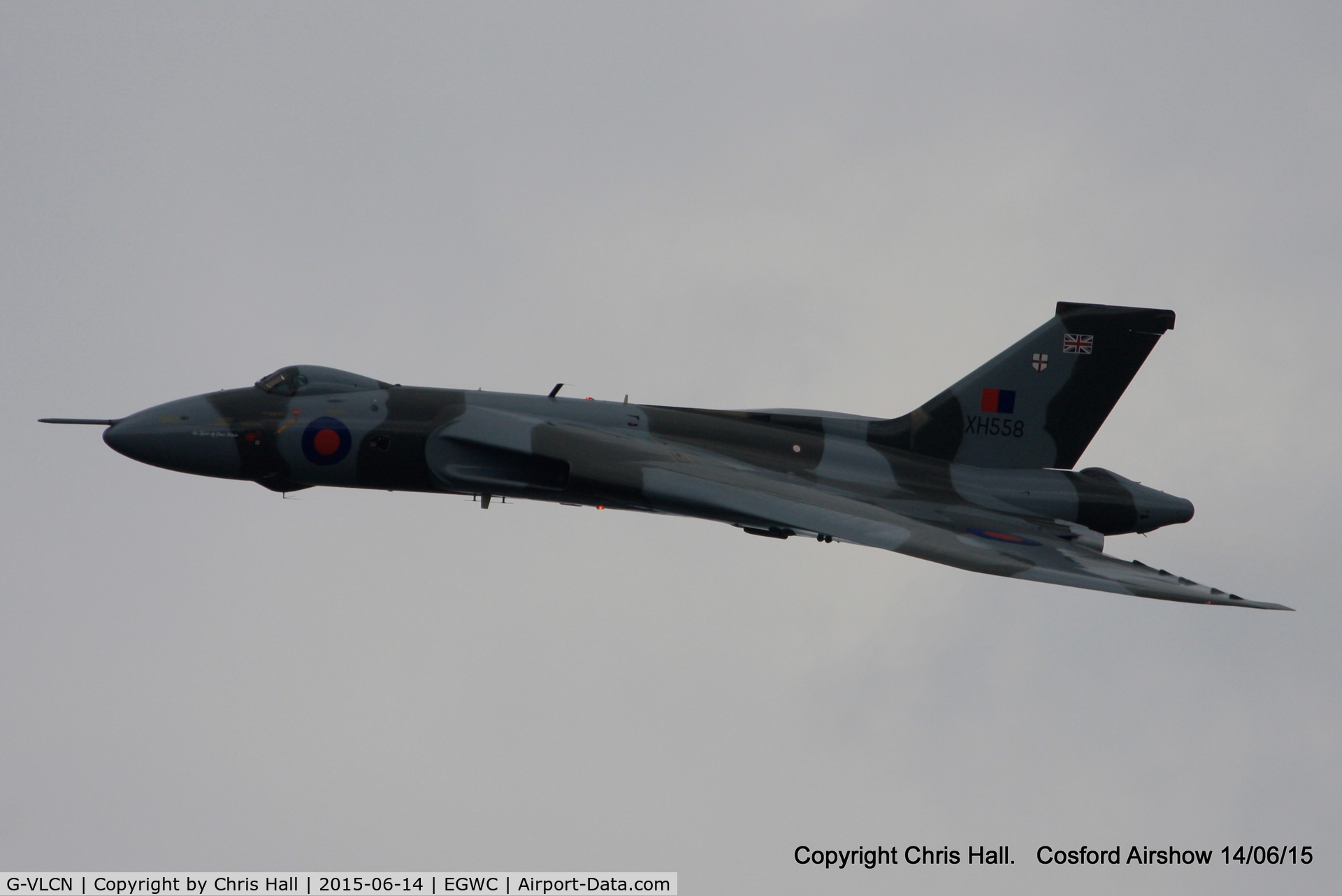 G-VLCN, 1960 Avro Vulcan B.2 C/N Set 12, displaying at the 2015 Cosford Airshow