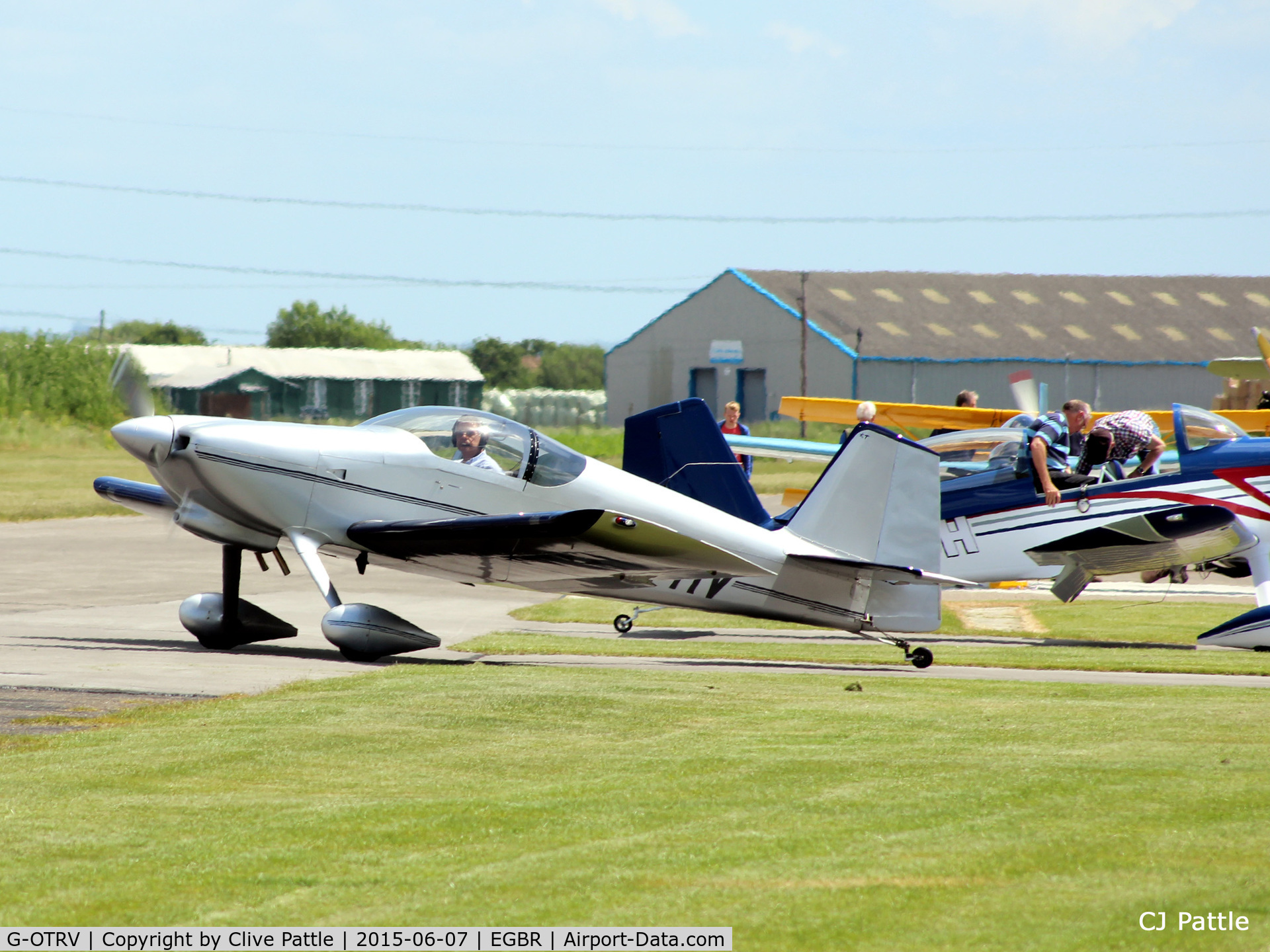 G-OTRV, 1999 Vans RV-6 C/N PFA 181-13302, At The Real Aeroplane Company Ltd Radial Fly-In, Breighton Airfield, Yorkshire, U.K.  - EGBR