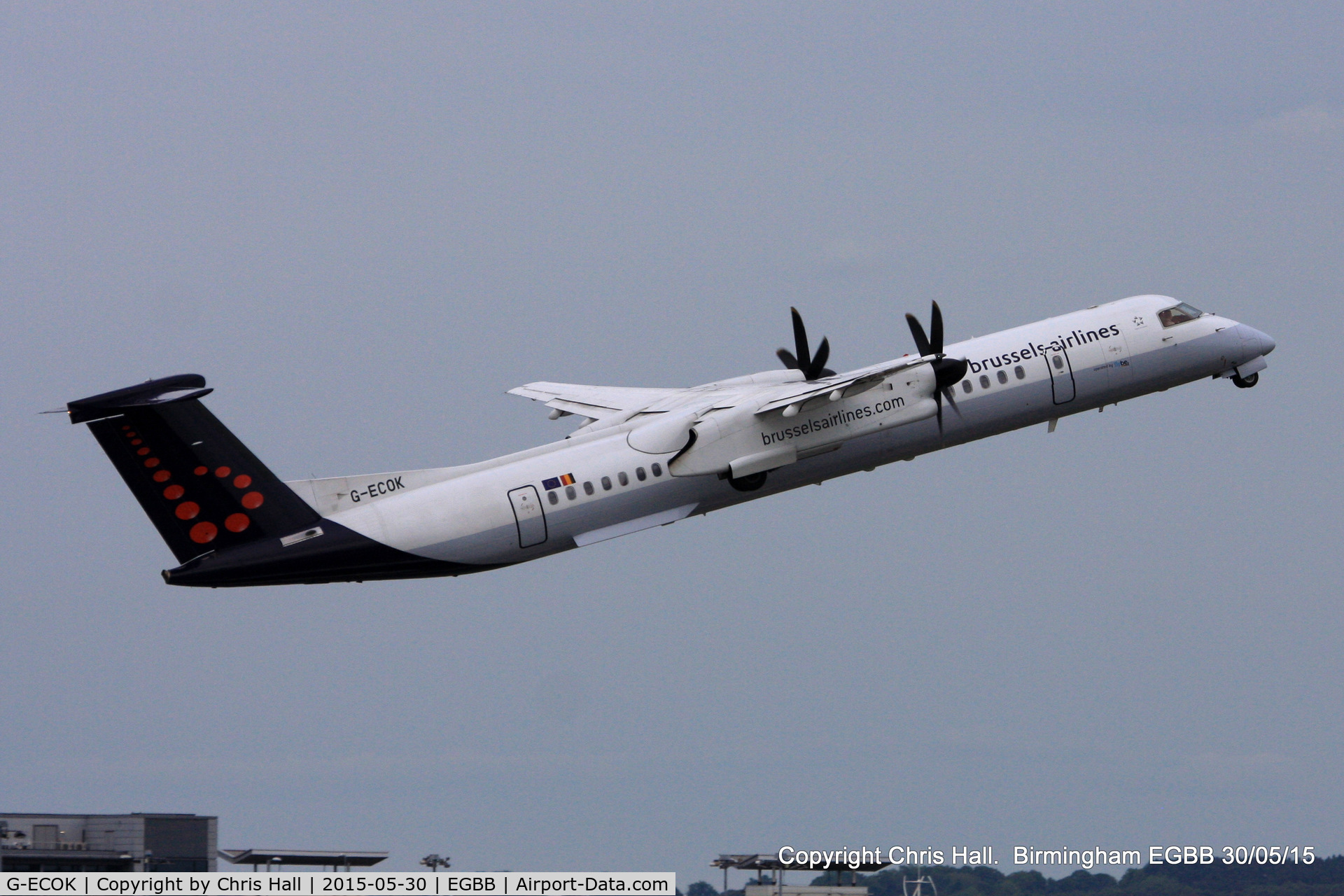 G-ECOK, 2008 Bombardier DHC-8-402Q Dash 8 C/N 4230, Brussels Airlines