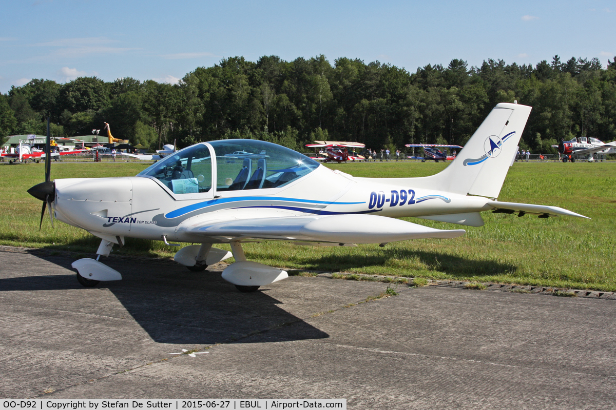 OO-D92, 2002 Fly Synthesis Texan 912ULS C/N 2002-0021, Ursel Avia 2015