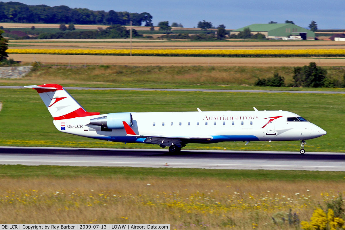 OE-LCR, 2003 Canadair CRJ-200LR (CL-600-2B19) C/N 7910, Canadair CRJ-200LR [7910] (Austrian Arrows) Vienna-Schwechat~OE 13/07/2009