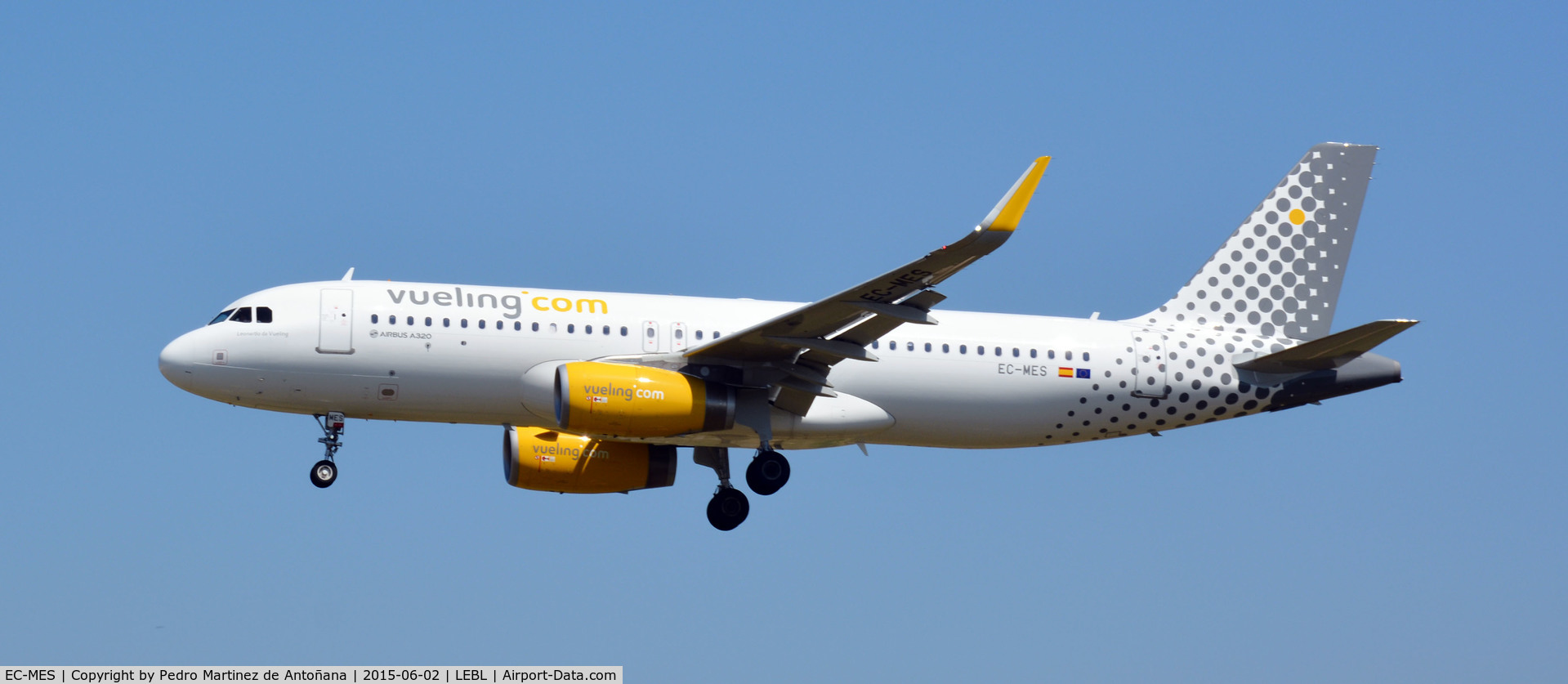 EC-MES, 2015 Airbus A320-232 C/N 6518, El Prat  Barcelona - España