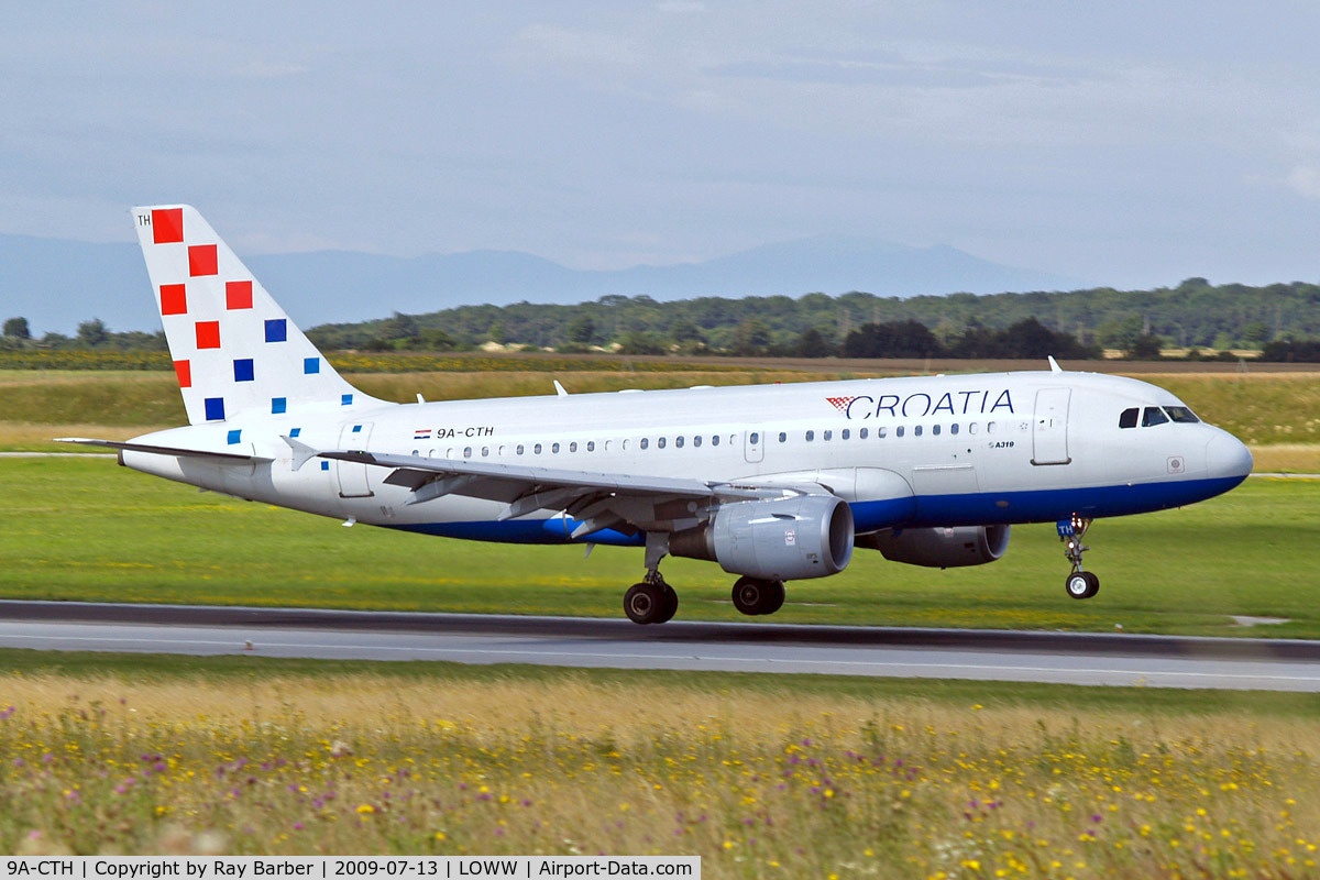 9A-CTH, 1998 Airbus A319-112 C/N 833, Airbus A319-112 [0833] (Croatia Airlines) Vienna-Schwechat~OE 13/07/2009