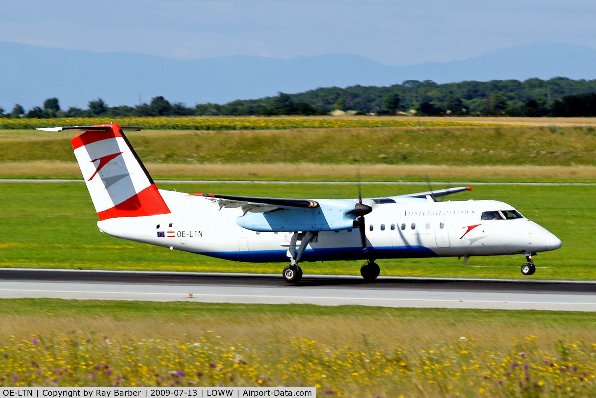OE-LTN, 1998 De Havilland Canada DHC-8-314Q Dash 8 C/N 531, De Havilland Canada DHC-8Q-314B Dash 8 [531] (Austrian Arrows) Vienna-Schwechat~OE 13/07/2009