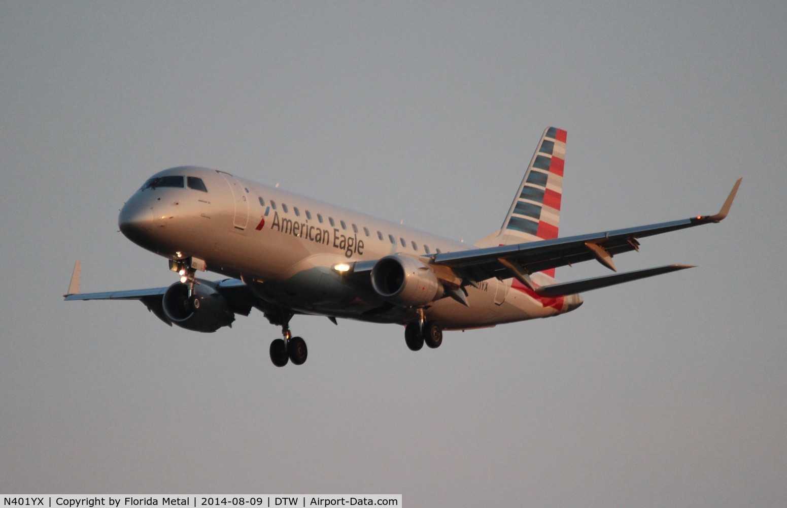 N401YX, 2013 Embraer 175LR (ERJ-170-200LR) C/N 17000363, American Eagle