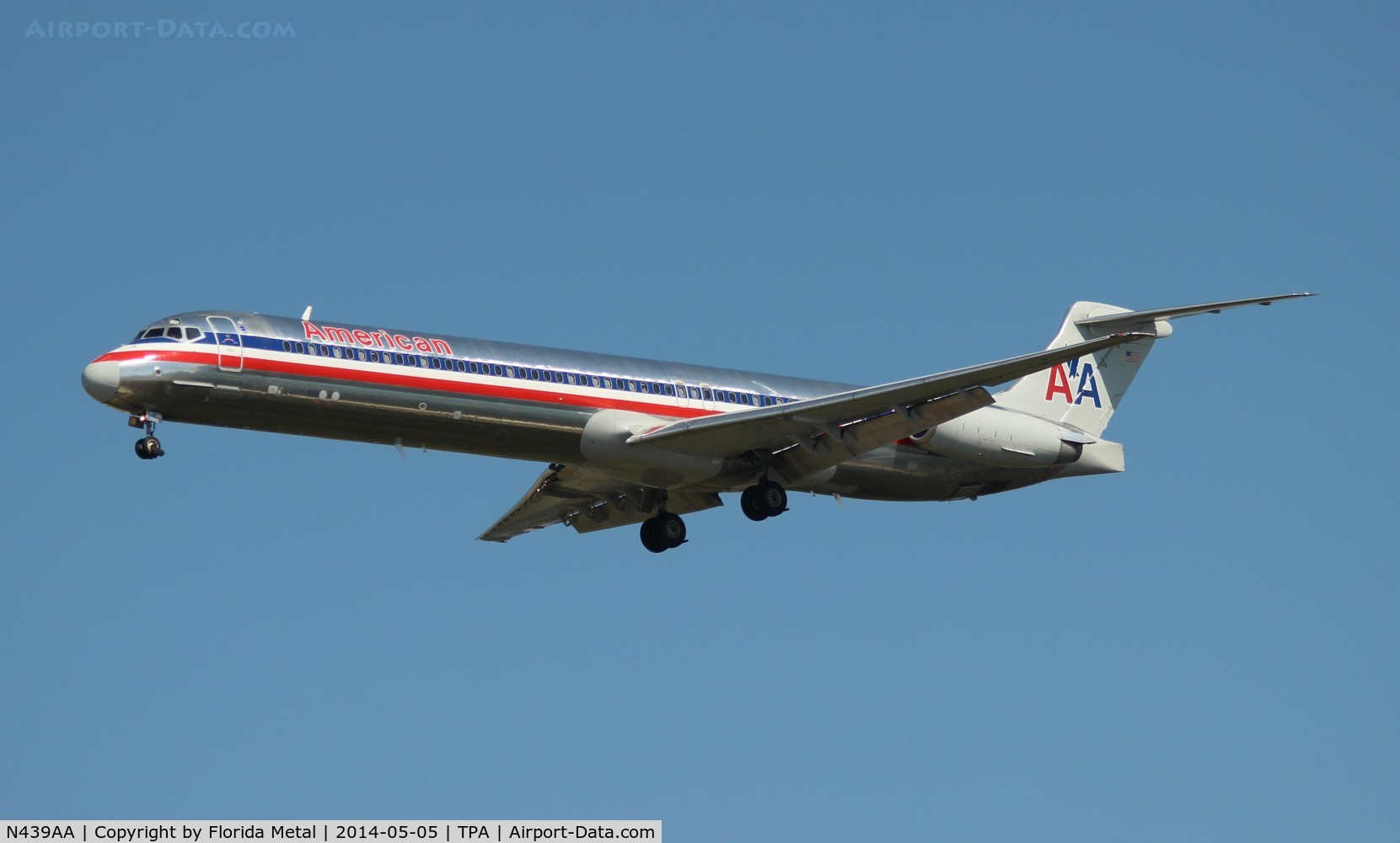 N439AA, 1987 McDonnell Douglas MD-83 (DC-9-83) C/N 49457, American