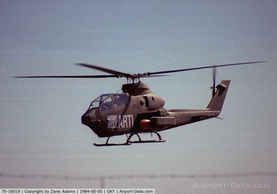 70-16019, 1970 Bell AH-1S Cobra C/N 20963, Bell Helicopter YAH-1S Advanced Rotorcraft Technology Integration test aircraft