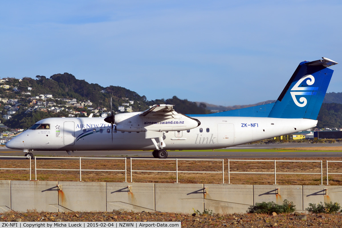 ZK-NFI, 2009 De Havilland Canada DHC-8-311 Dash 8 C/N 671, At Wellington