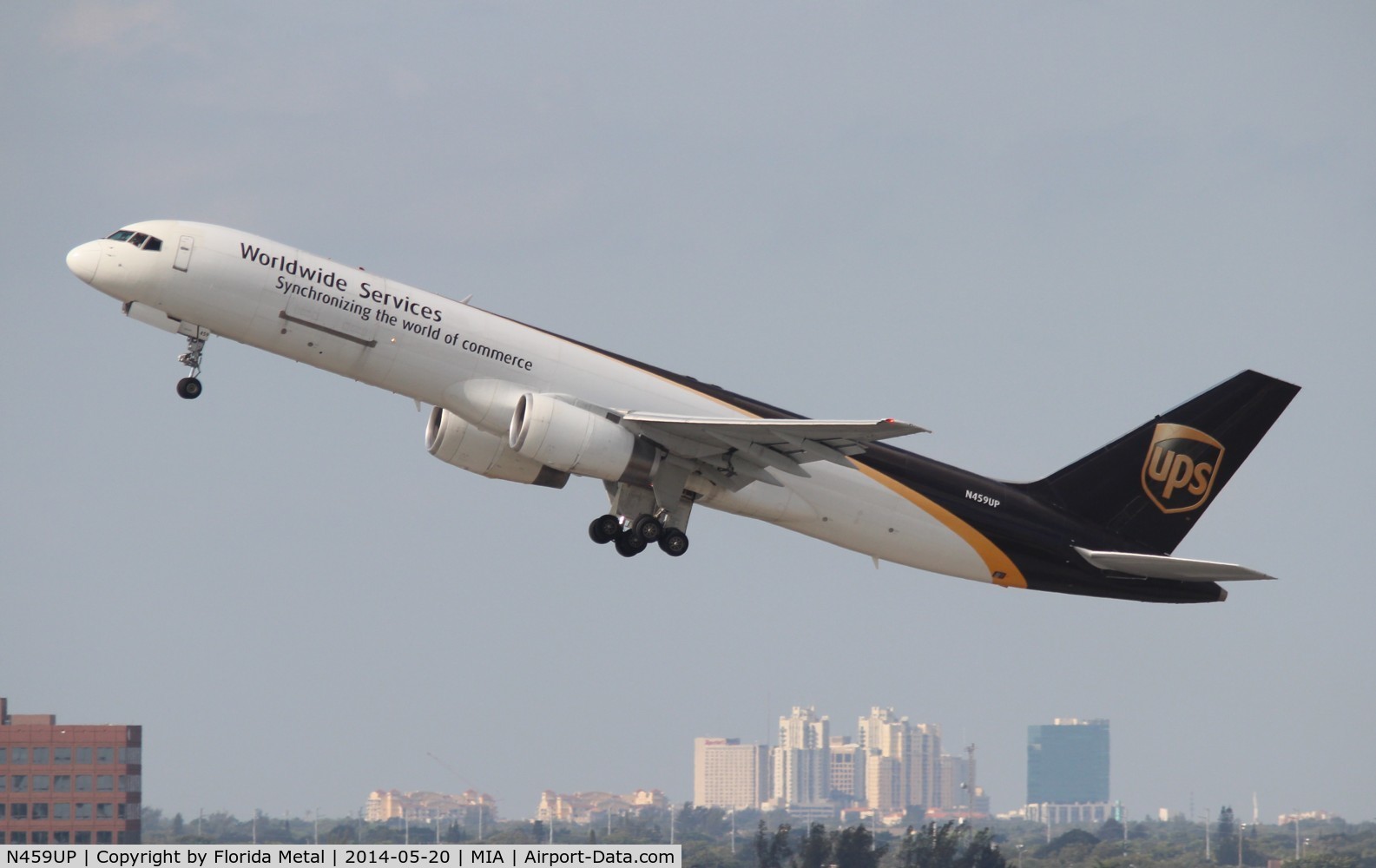 N459UP, 1996 Boeing 757-24APF C/N 25480, UPS 757-200