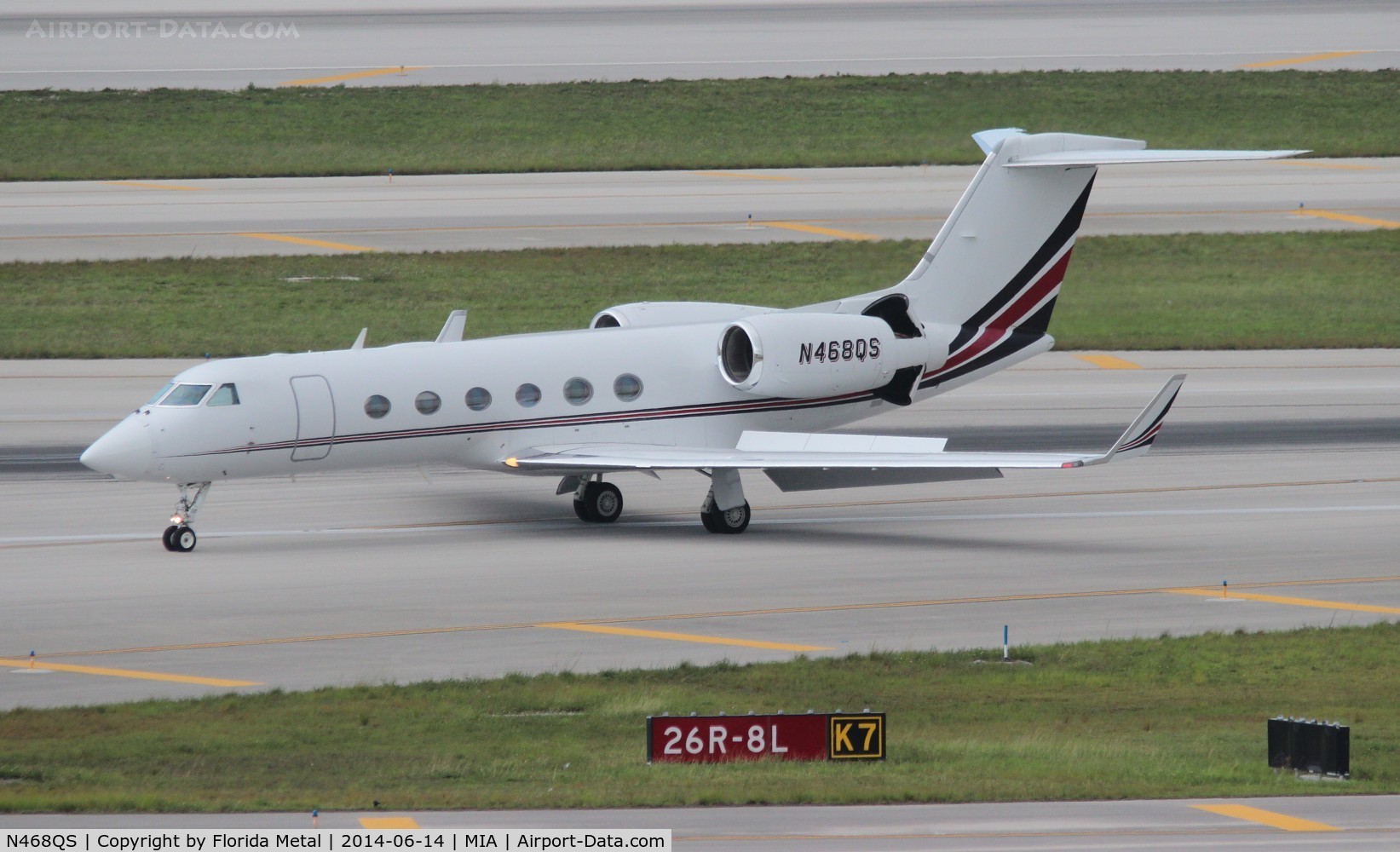 N468QS, 2008 Gulfstream Aerospace GIV-X (G450) C/N 4146, Net Jets
