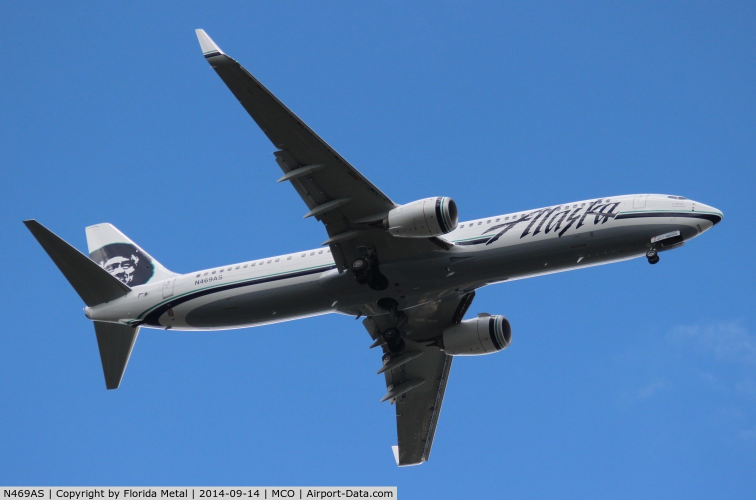 N469AS, 2014 Boeing 737-990/ER C/N 41702, Alaska