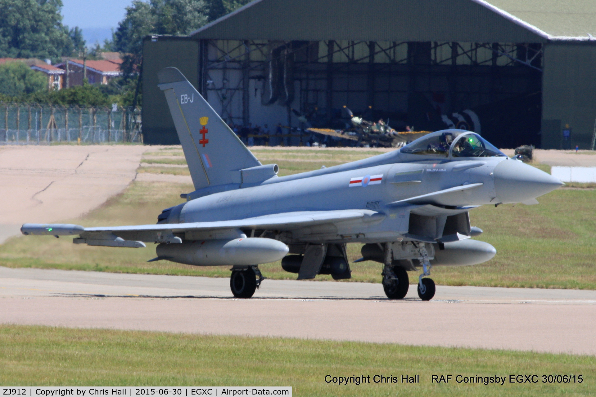 ZJ912, 2004 Eurofighter EF-2000 Typhoon FGR4 C/N 0044/BS003, RAF 41(R) Sqn