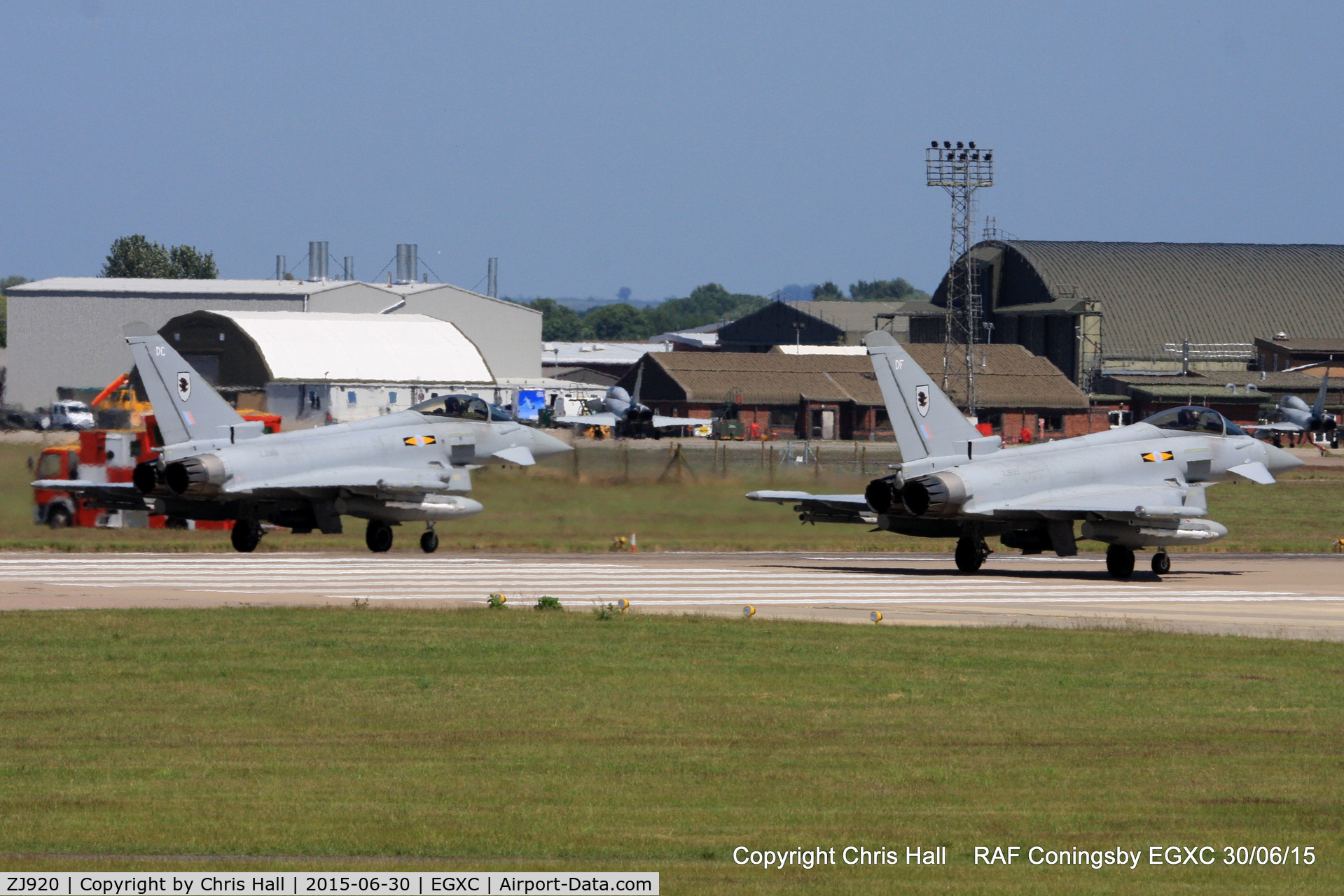 ZJ920, 2005 Eurofighter EF-2000 Typhoon FGR4 C/N 0067/BS011, RAF 3 Sqn