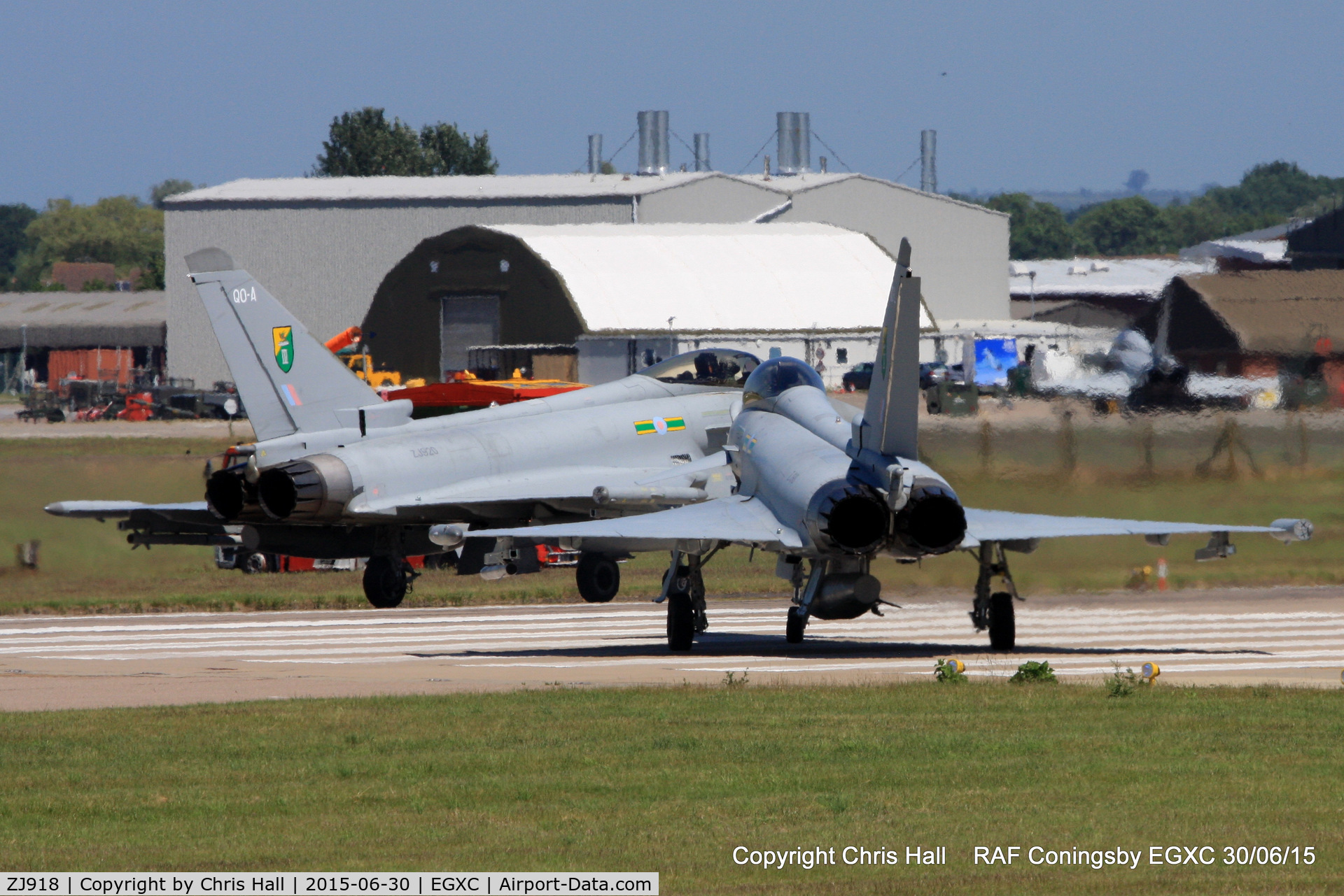 ZJ918, 2005 Eurofighter EF-2000 Typhoon FGR4 C/N 0062/BS009, RAF 3 Sqn