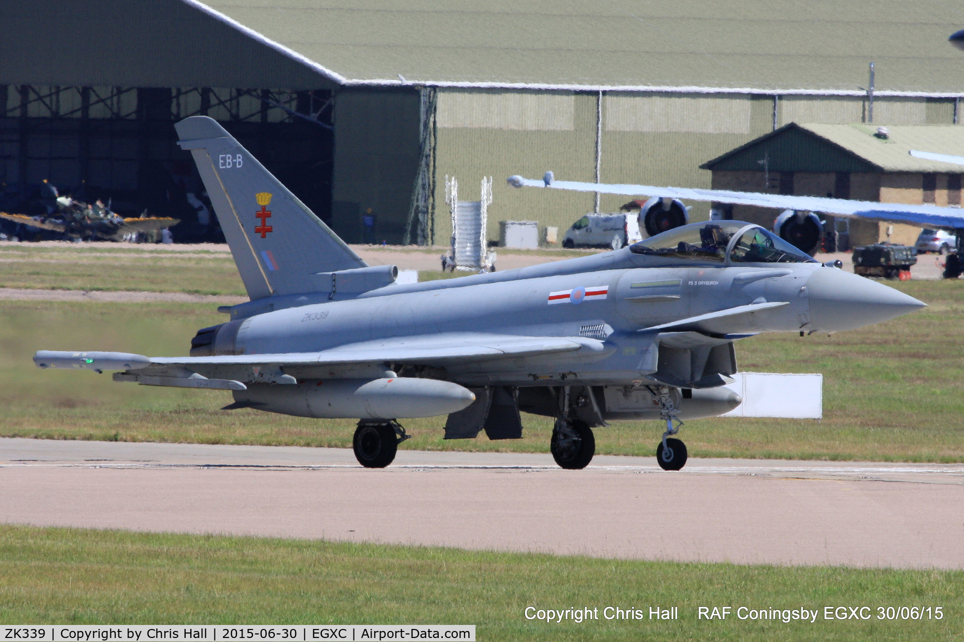 ZK339, 2012 Eurofighter EF-2000 Typhoon FGR4 C/N BS100/366, RAF 41(R) Sqn