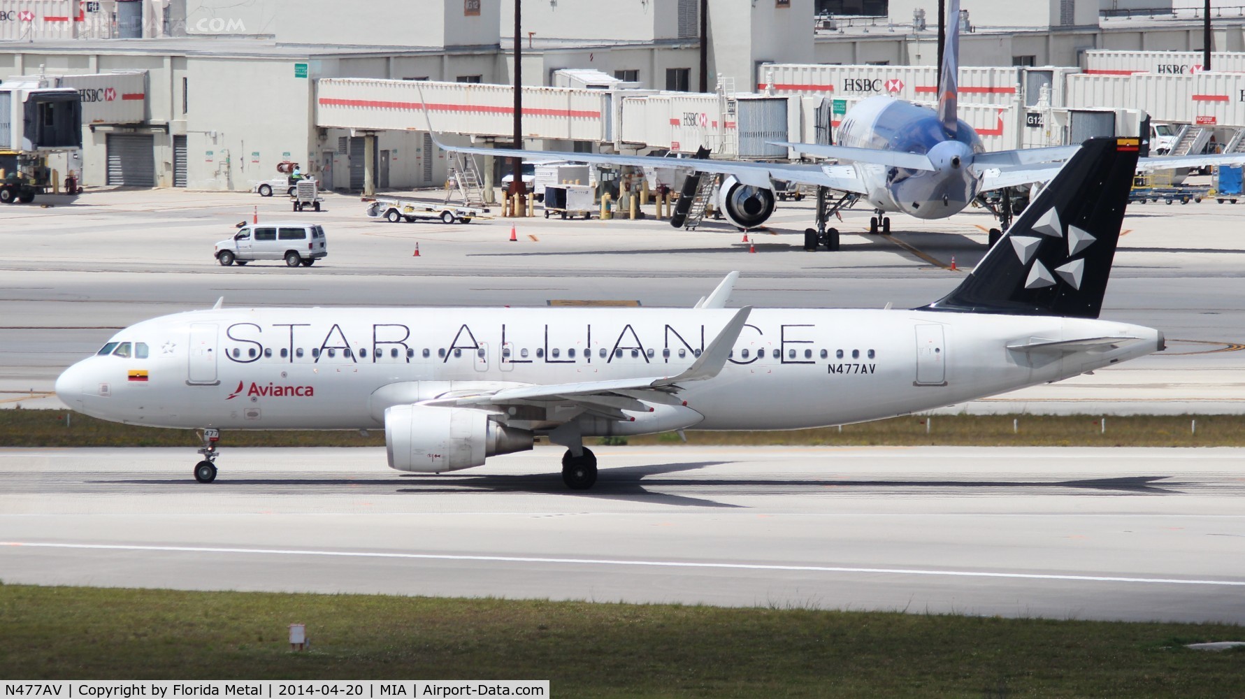 N477AV, 2013 Airbus A320-214 C/N 5477, Avianca Star Alliance