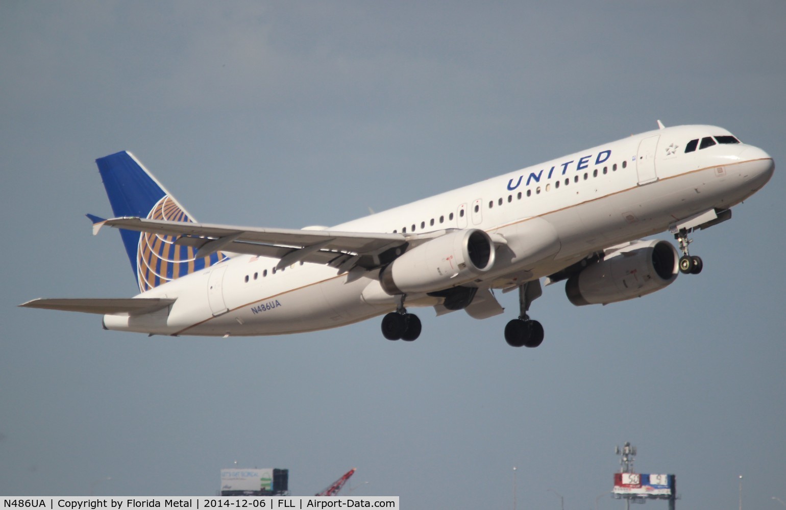 N486UA, 2001 Airbus A320-232 C/N 1620, United A320