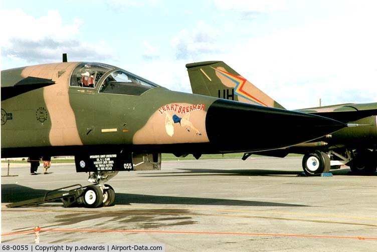 68-0055, 1968 General Dynamics F-111E Aardvark C/N A1-224, General Dynamics F-111E Aardvark, Ron Kaye artist