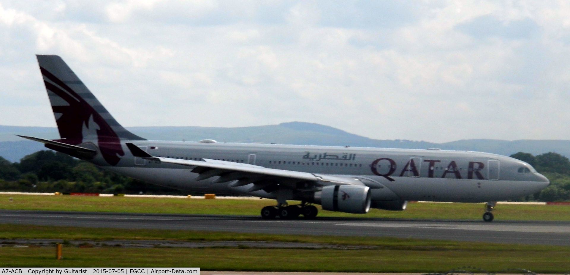 A7-ACB, 2002 Airbus A330-203 C/N 489, At Manchester