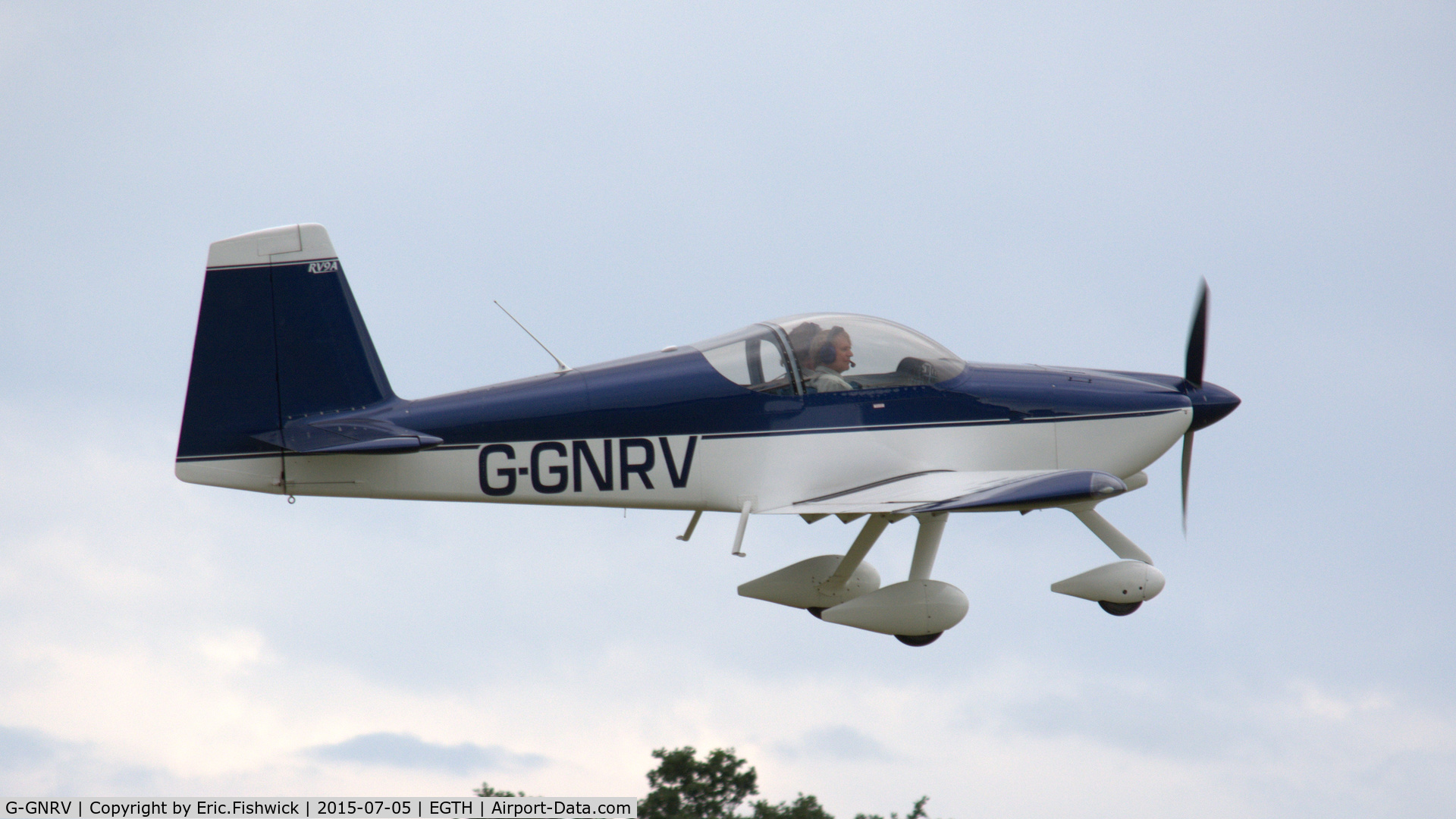 G-GNRV, 2005 Vans RV-9A C/N PFA 320-14344, 42. G-GNRV departing the Shuttleworth Military Pagent Airshow, July 2015.