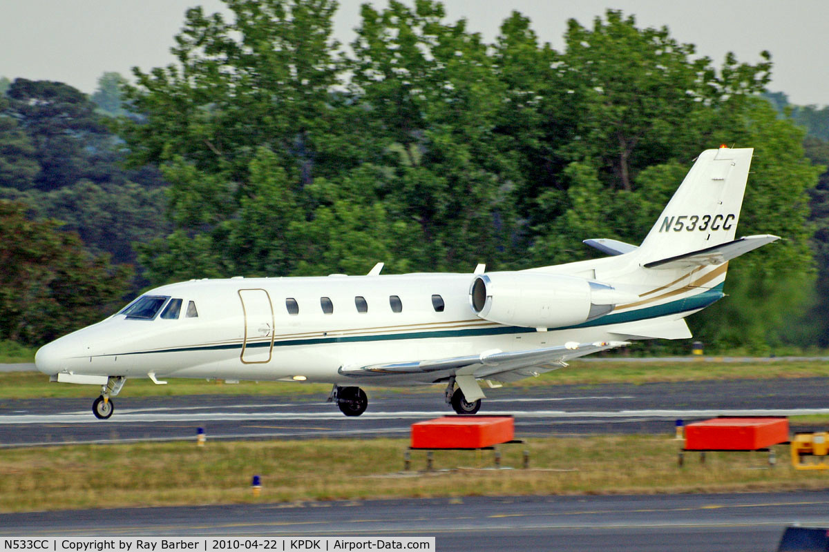 N533CC, Cessna 560XL Citation Excel S+ C/N 560-6063, Cessna Citation Excel S+ [560-6063] Atlanta-Dekalb Peachtree~N 22/04/2010