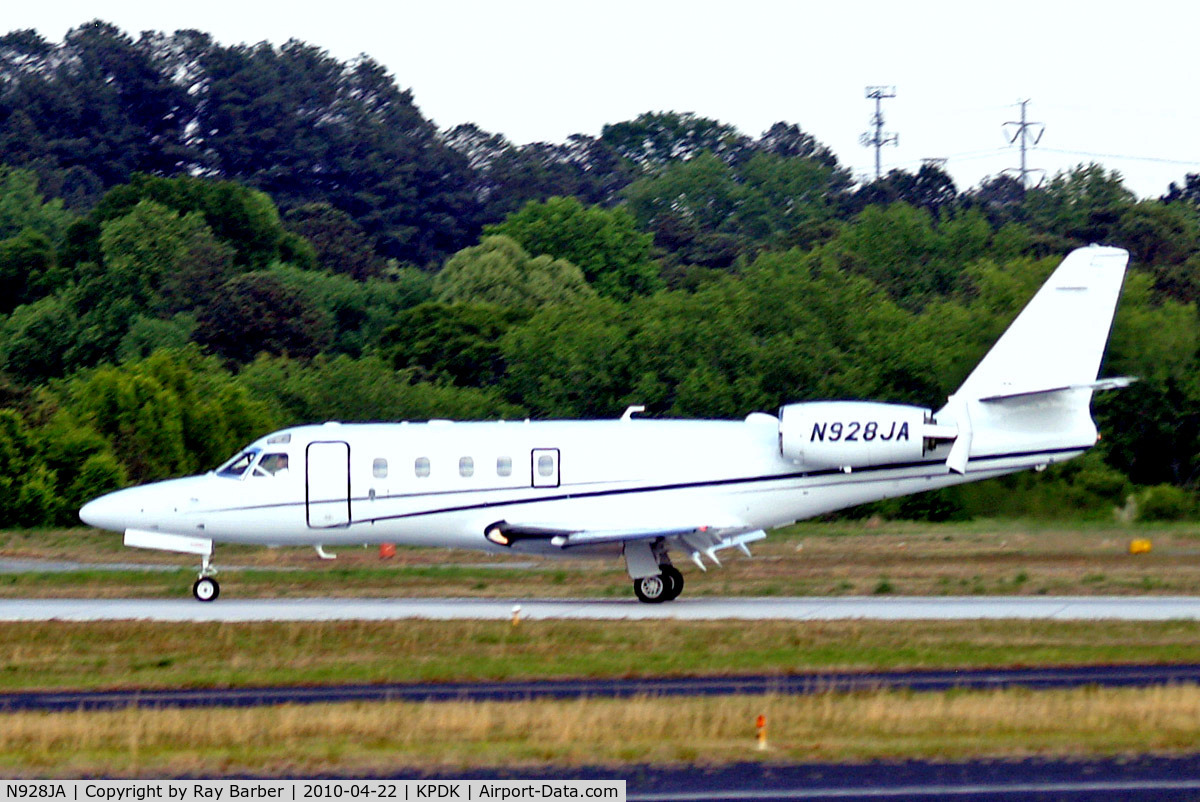 N928JA, 1995 Israel Aircraft Industries IAI-1125 Westwind Astra C/N 0075, I.A.I. 1125SP Astra [075] Atlanta-Dekalb Peachtree~N 22/04/2010