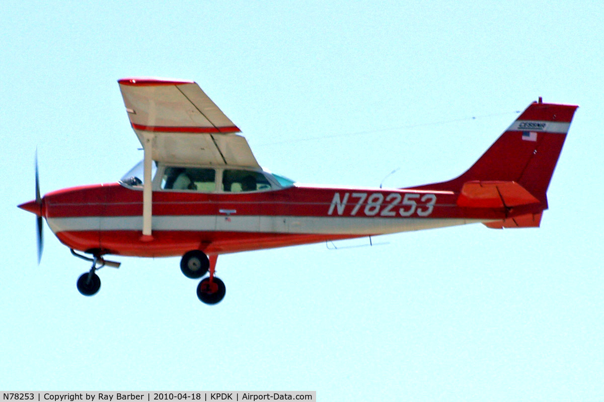 N78253, 1968 Cessna 172K Skyhawk C/N 17257546, Cessna 172K Skyhawk [172-57546] Atlanta-Dekalb Peachtree~N 18/04/2010