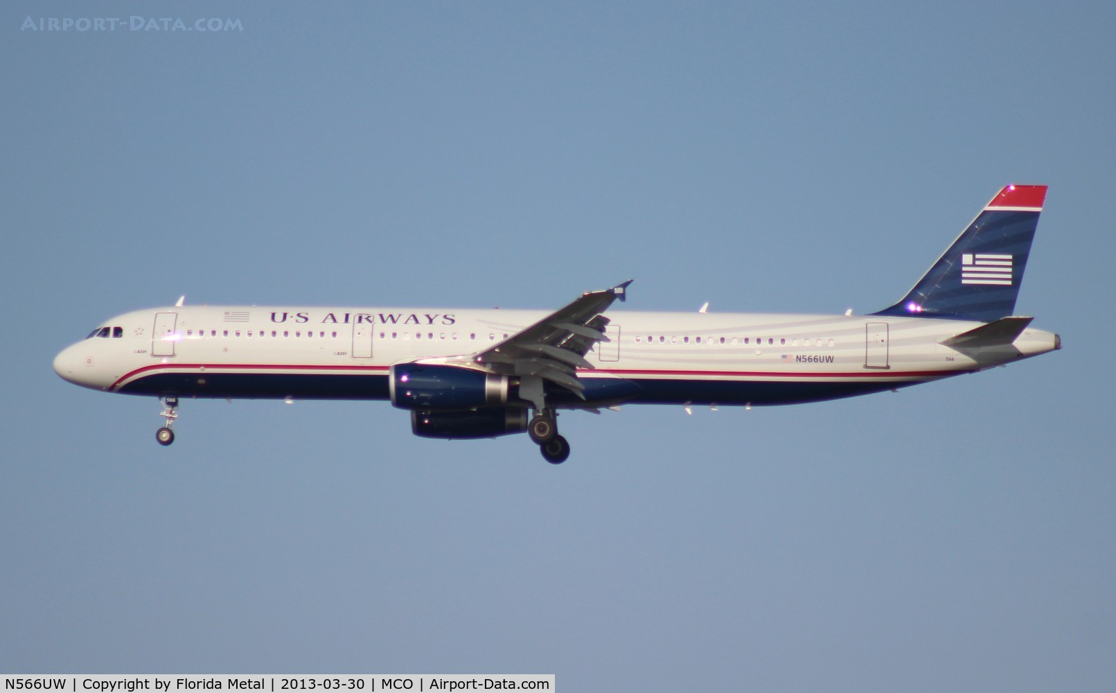 N566UW, 2012 Airbus A321-231 C/N 5422, US Airways
