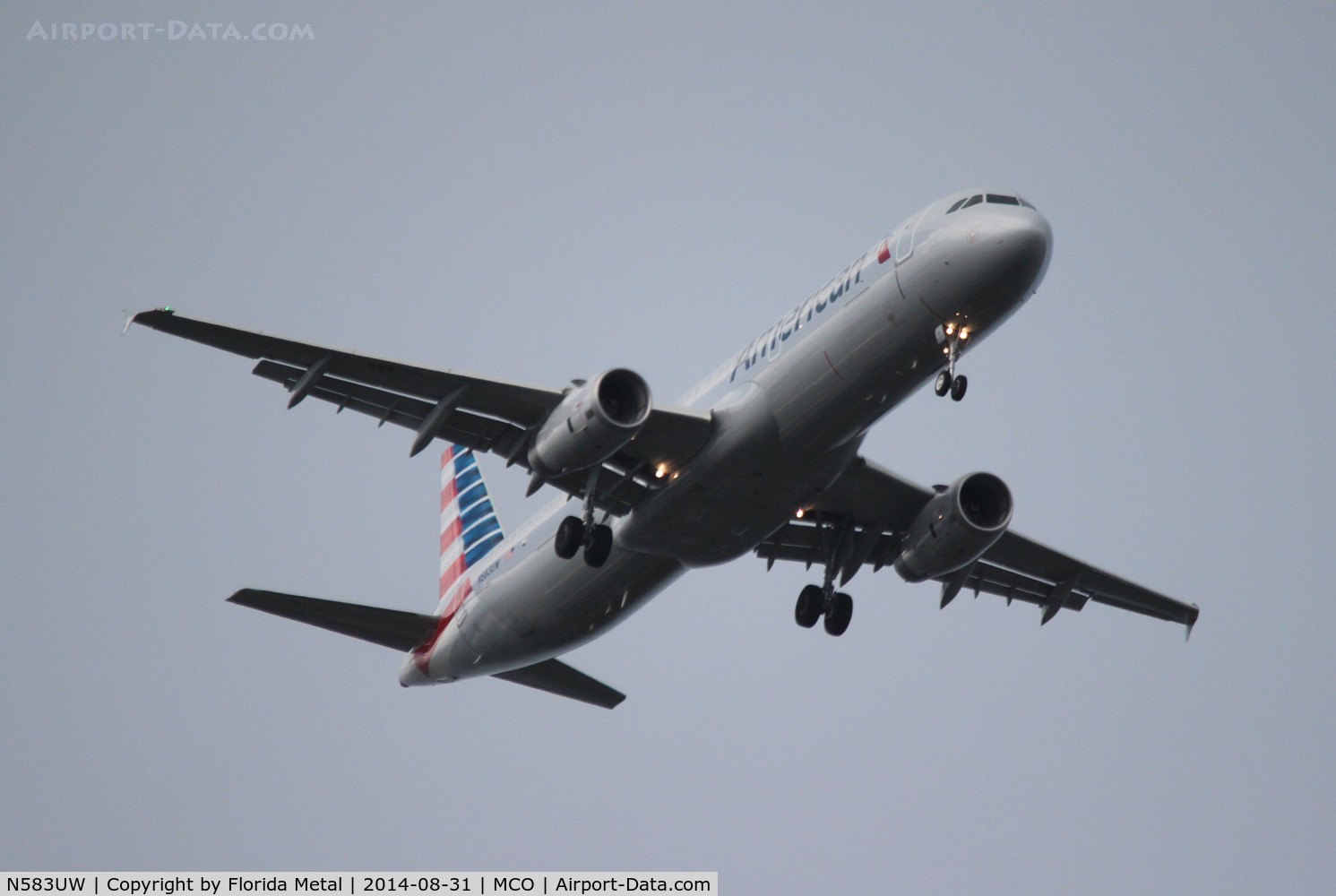 N583UW, 2014 Airbus A321-231 C/N 6181, American