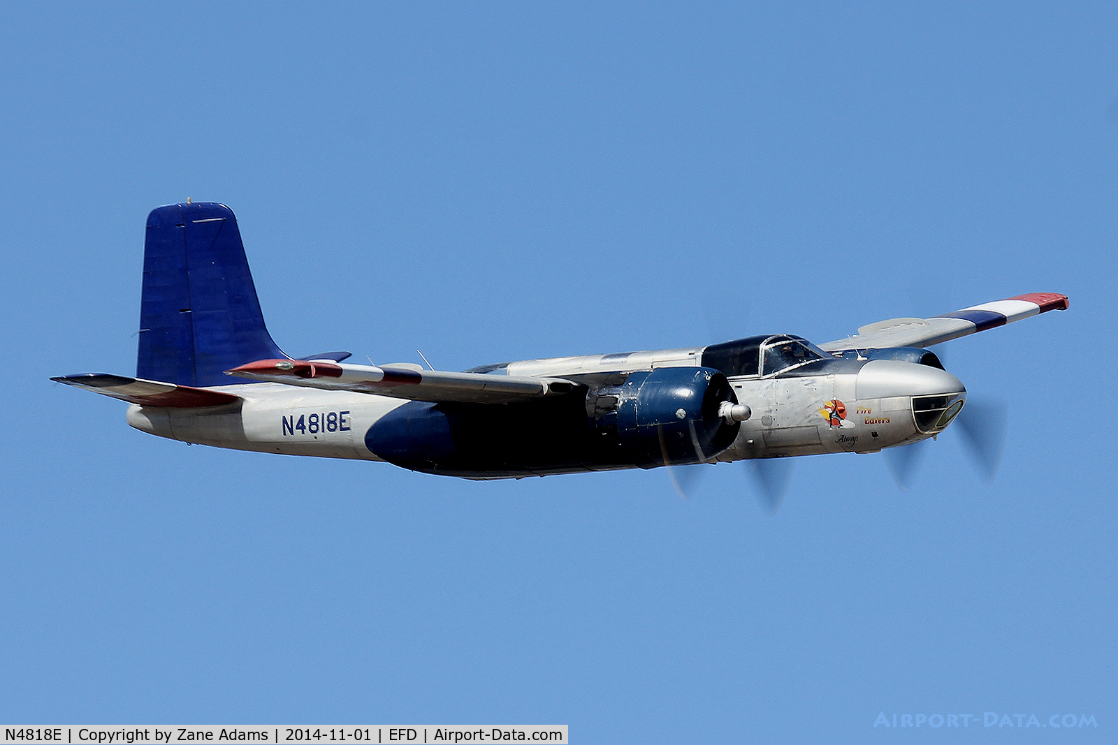 N4818E, 1944 Douglas TB-26C Invader C/N 28650, At the 2014 Wings Over Houston Airshow