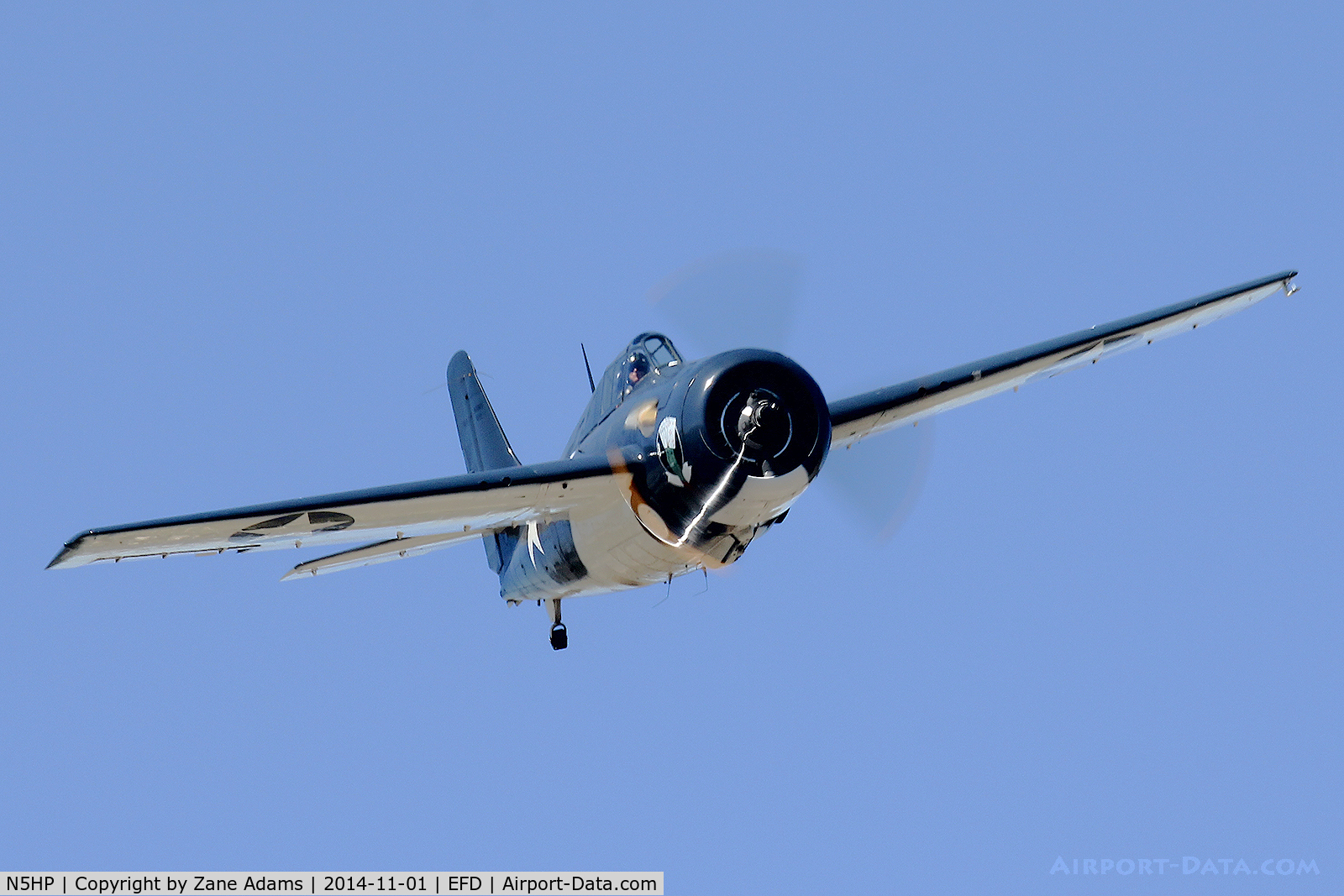 N5HP, 1945 General Motors (Grumman) FM-2 Wildcat C/N 5835, At the 2014 Wings Over Houston Airshow