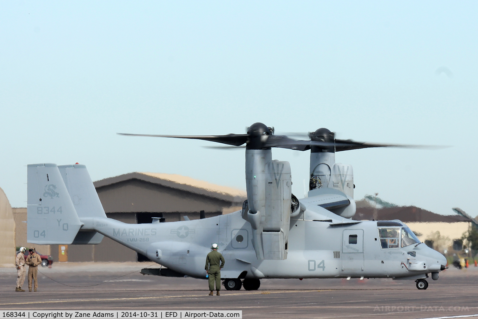 168344, 2014 Bell-Boeing MV-22B Osprey C/N D0247, At the 2014 Wings Over Houston Airshow