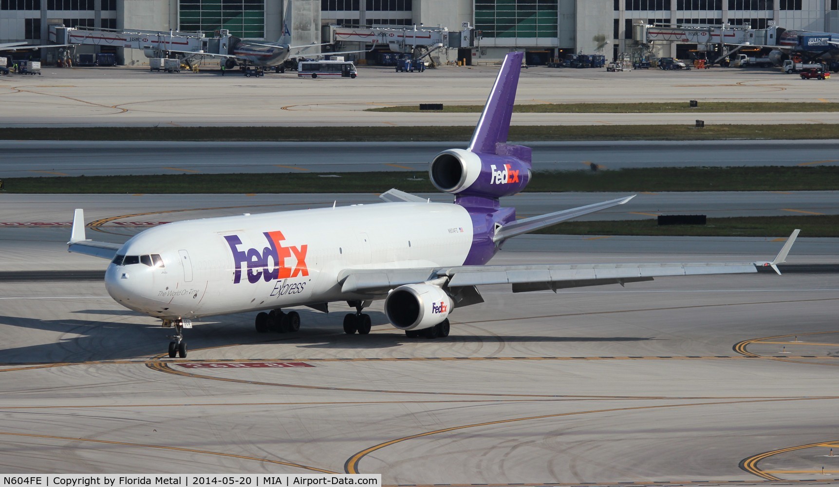 N604FE, 1992 McDonnell Douglas MD-11F C/N 48460, Fed Ex