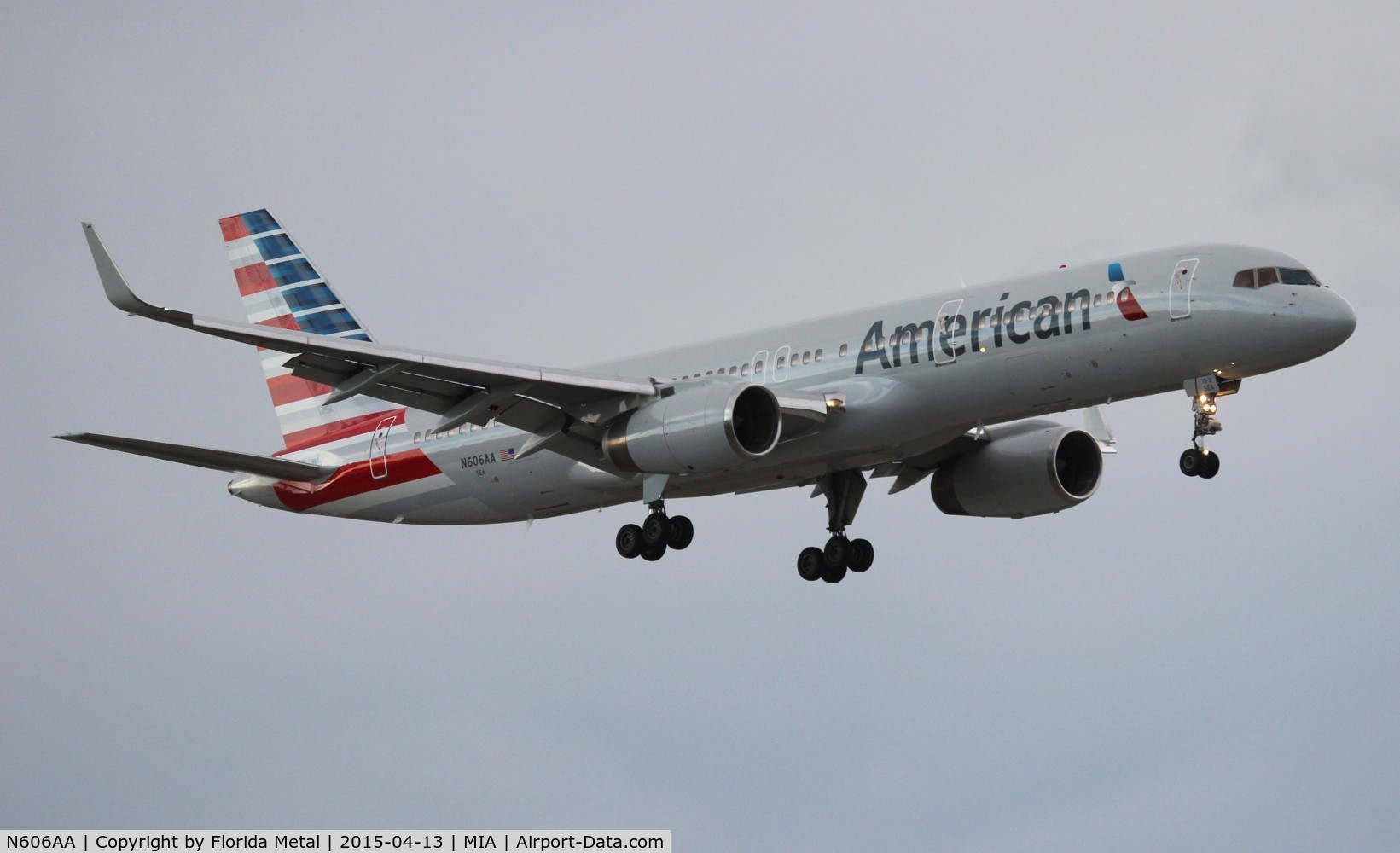 N606AA, 1996 Boeing 757-223 C/N 27057, American