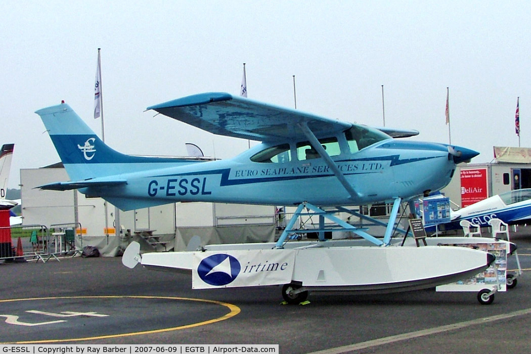 G-ESSL, 1981 Cessna 182R Skylane C/N 182-67947, Cessna 182R Skylane [182-67947] (Euro Seaplane Services Ltd) Booker~G 09/06/2007