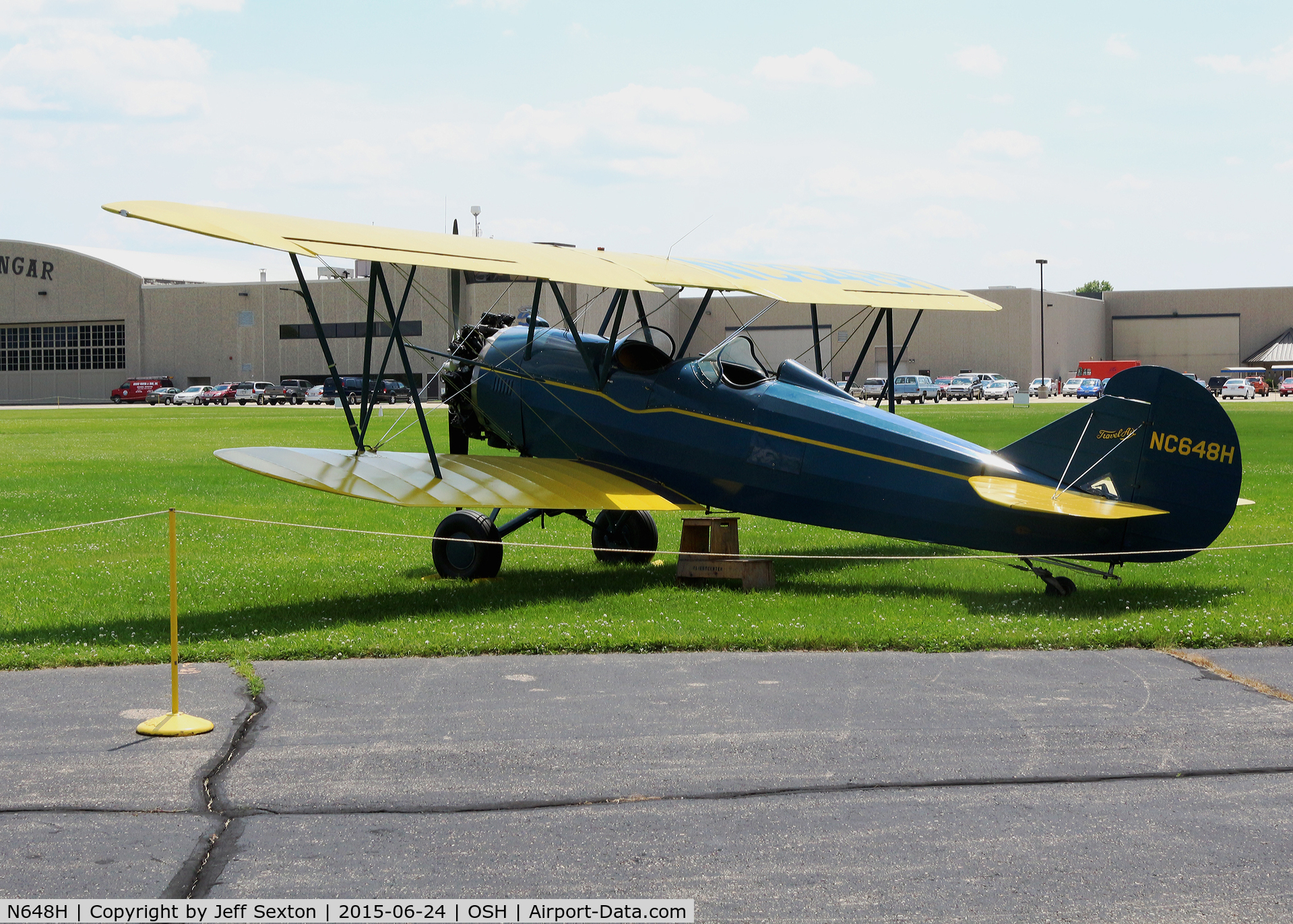N648H, 1929 Curtiss-Wright Travel Air E-4000 C/N 1224, At EAA Oshkosh WI