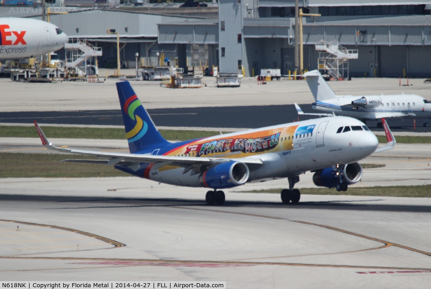 N618NK, 2012 Airbus A320-232 C/N 5458, Spirit Airlines post card livery