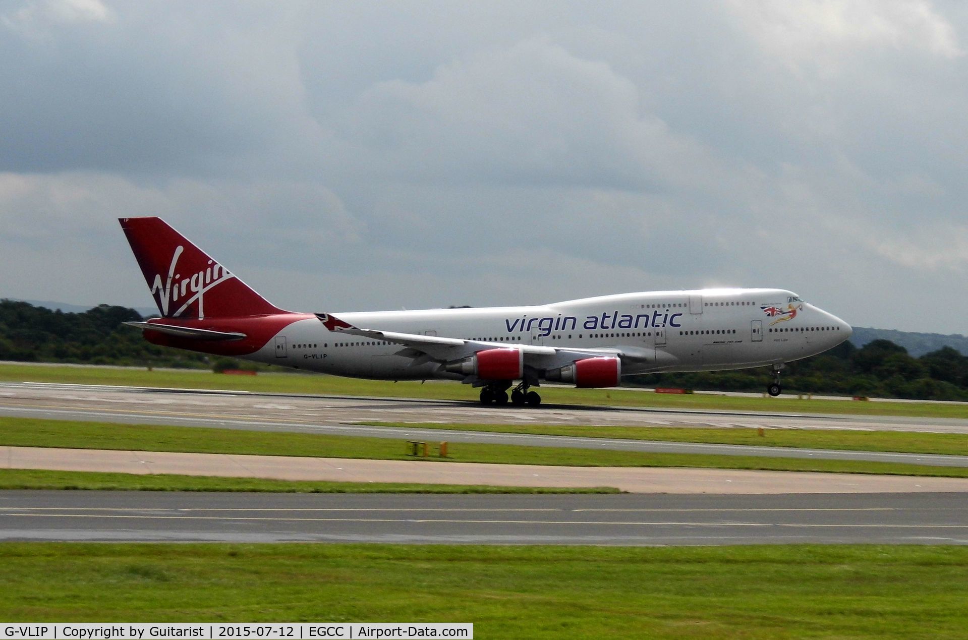 G-VLIP, 2001 Boeing 747-443 C/N 32338, At Manchester