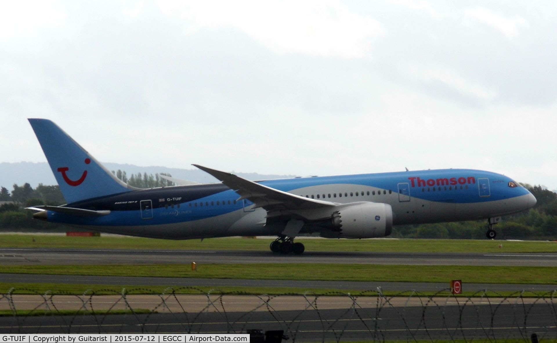 G-TUIF, 2014 Boeing 787-8 Dreamliner C/N 36428, At Manchester