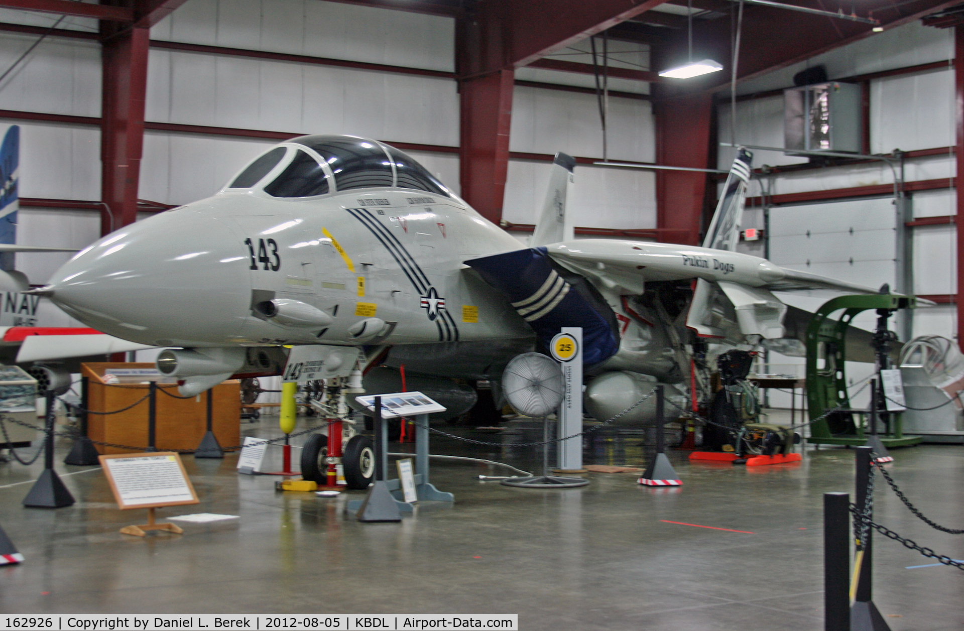 162926, Grumman F-14B Tomcat Tomcat C/N 574, This new restoration is a proud addition to the New England Air Museum.