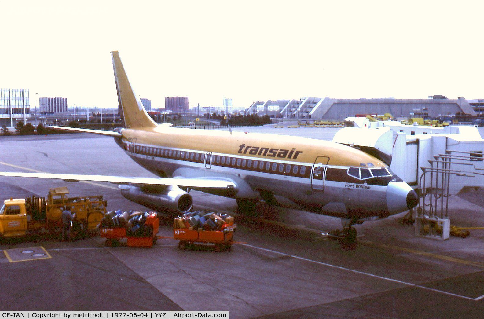 CF-TAN, 1970 Boeing 737-2A9C C/N 20206, Transair B737 CF-TAN