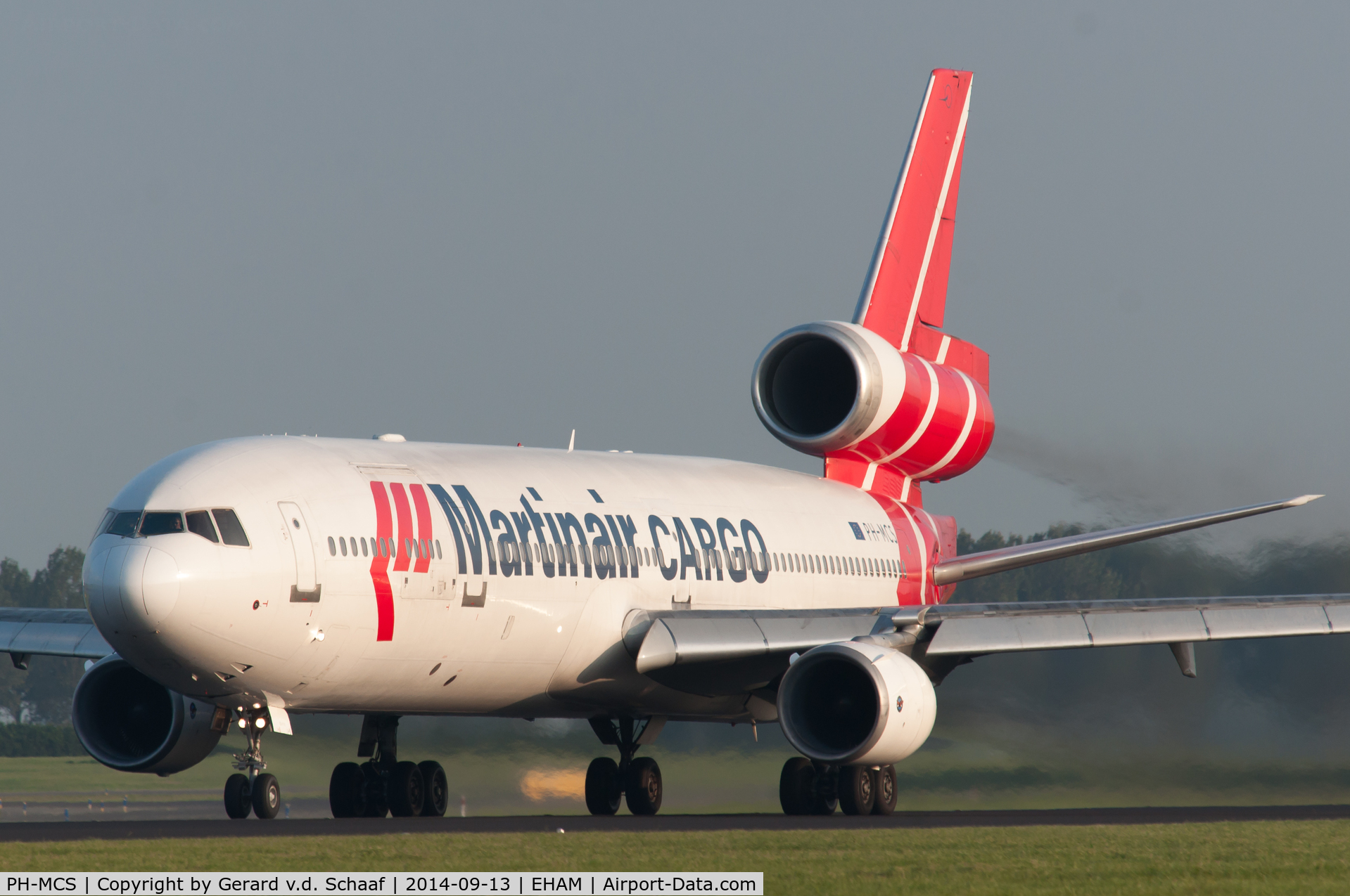 PH-MCS, 1995 McDonnell Douglas MD-11F C/N 48618, Schiphol, September 2014