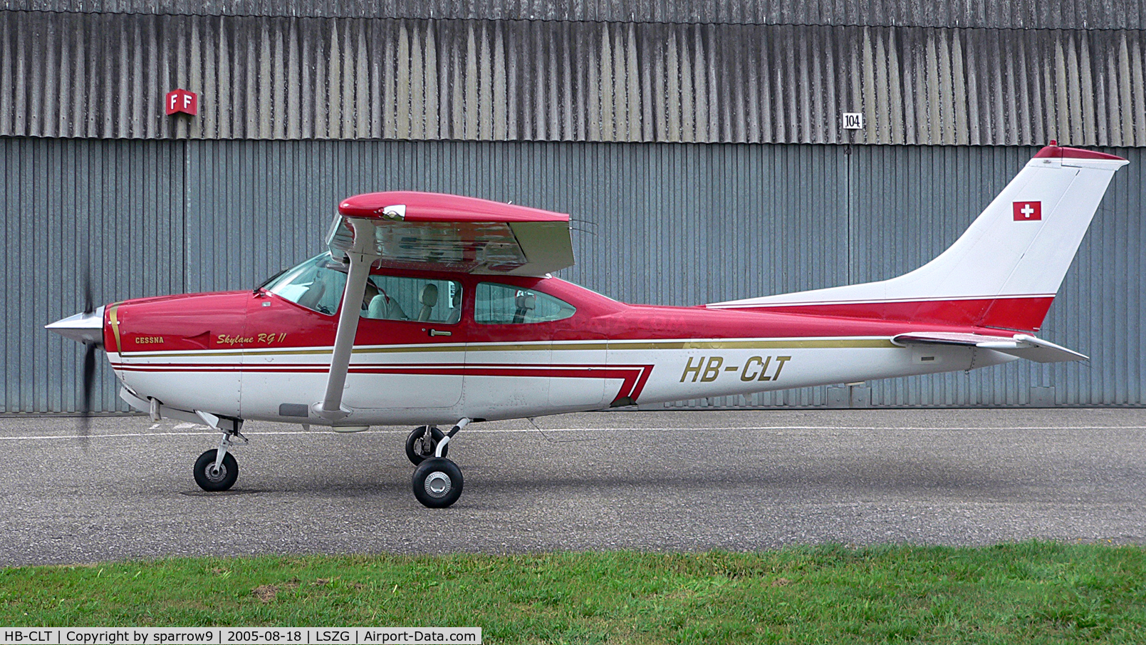HB-CLT, 1980 Cessna TR182 Turbo Skylane RG Turbo Skylane RG C/N R18201656, ready to taxy