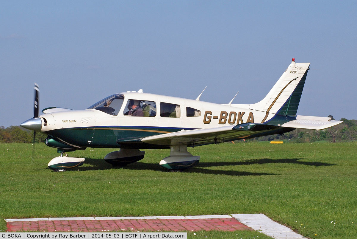 G-BOKA, 1979 Piper PA-28-201T Turbo Dakota C/N 28-7921076, Piper PA-28-201T Turbo Dakota [28-7921076] Fairoaks~G 03/05/2014