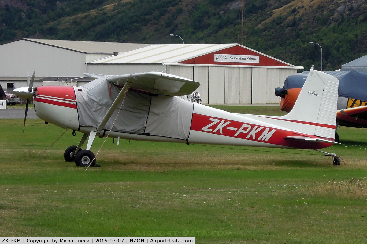 ZK-PKM, Cessna 180D C/N 18050966, At Queenstown