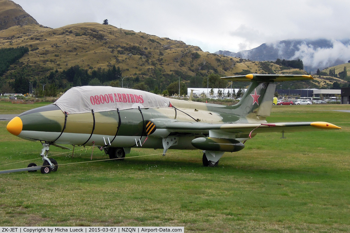 ZK-JET, Aero L-29 Delfin C/N 294892, At Queenstown