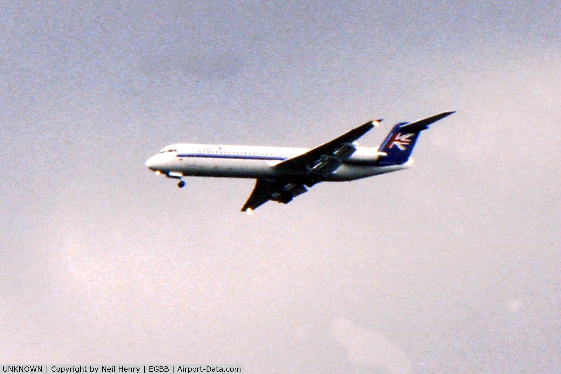 UNKNOWN, Airliners Various C/N Unknown, Unidentified Air UK flight arriving in 1996 - scanned from original slide