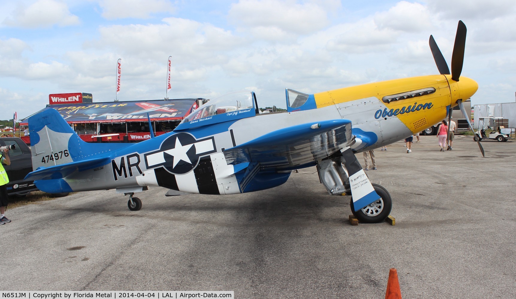 N651JM, 1944 North American/aero Classics P-51D C/N 44-74976, Obsession